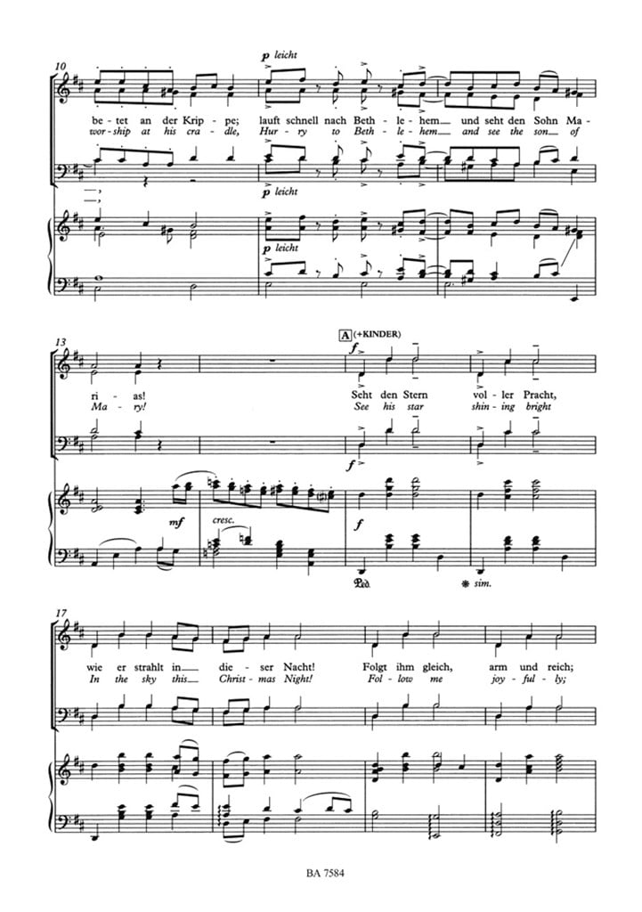 Der Stern zu Bethlehem - Star Carol